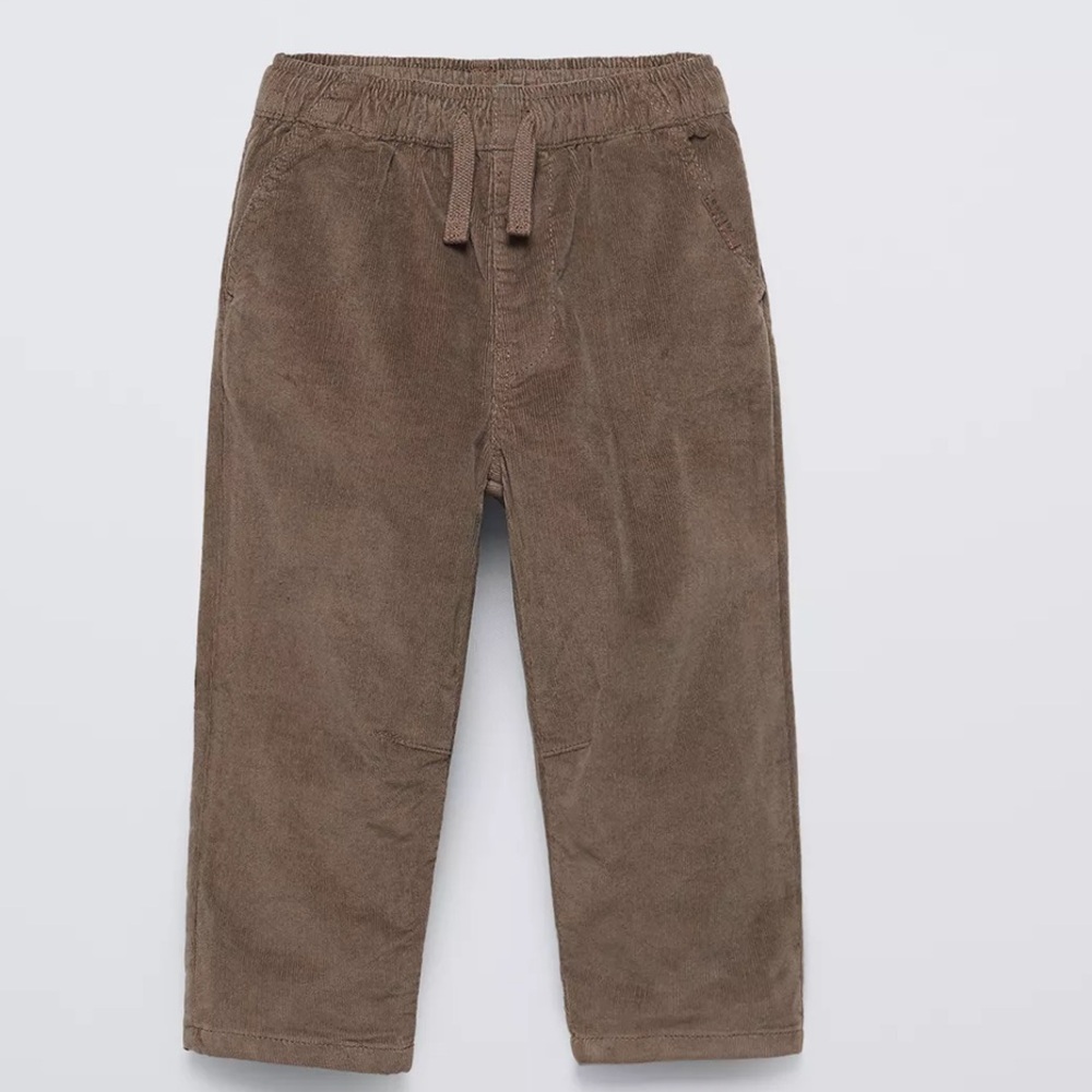 Zara brown toddler corduroy pants 3T